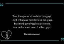 Breakup Shayari in English Breakup Shayari in English